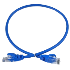 Патч-корд блакитний 0.25м EServer UTP CAT5e