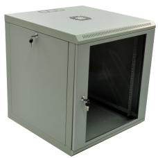 Шафа акрилове скло сірий 12U, 600х600х640