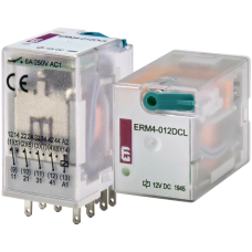 Реле електромеханічне ЕТІ ERM4-012DCL 4p