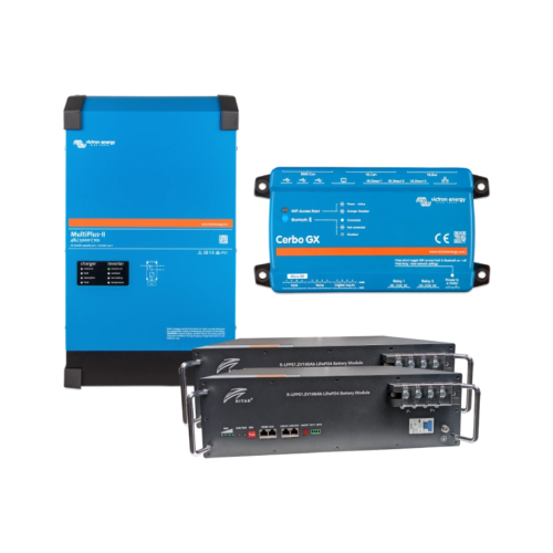 Система безперебійного живлення 4кВт 10,2кВт●год VictronEnergy MultiPlus-II + Ritar R-LFP51.2V100AH