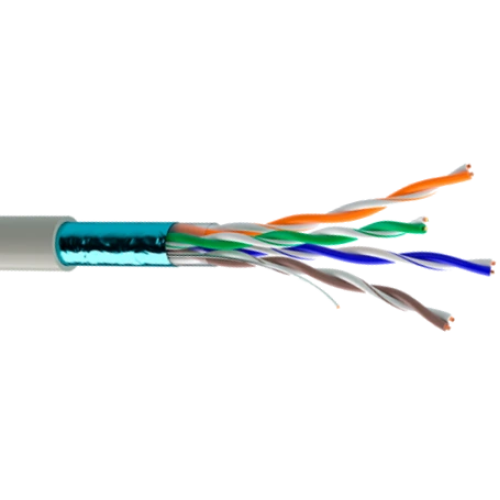 Кабель (FTP мідь внутрішній) OK-Net КПВЭ-ВП (200) 4*2*0,51 (F/UTP-cat.5E) 100 м